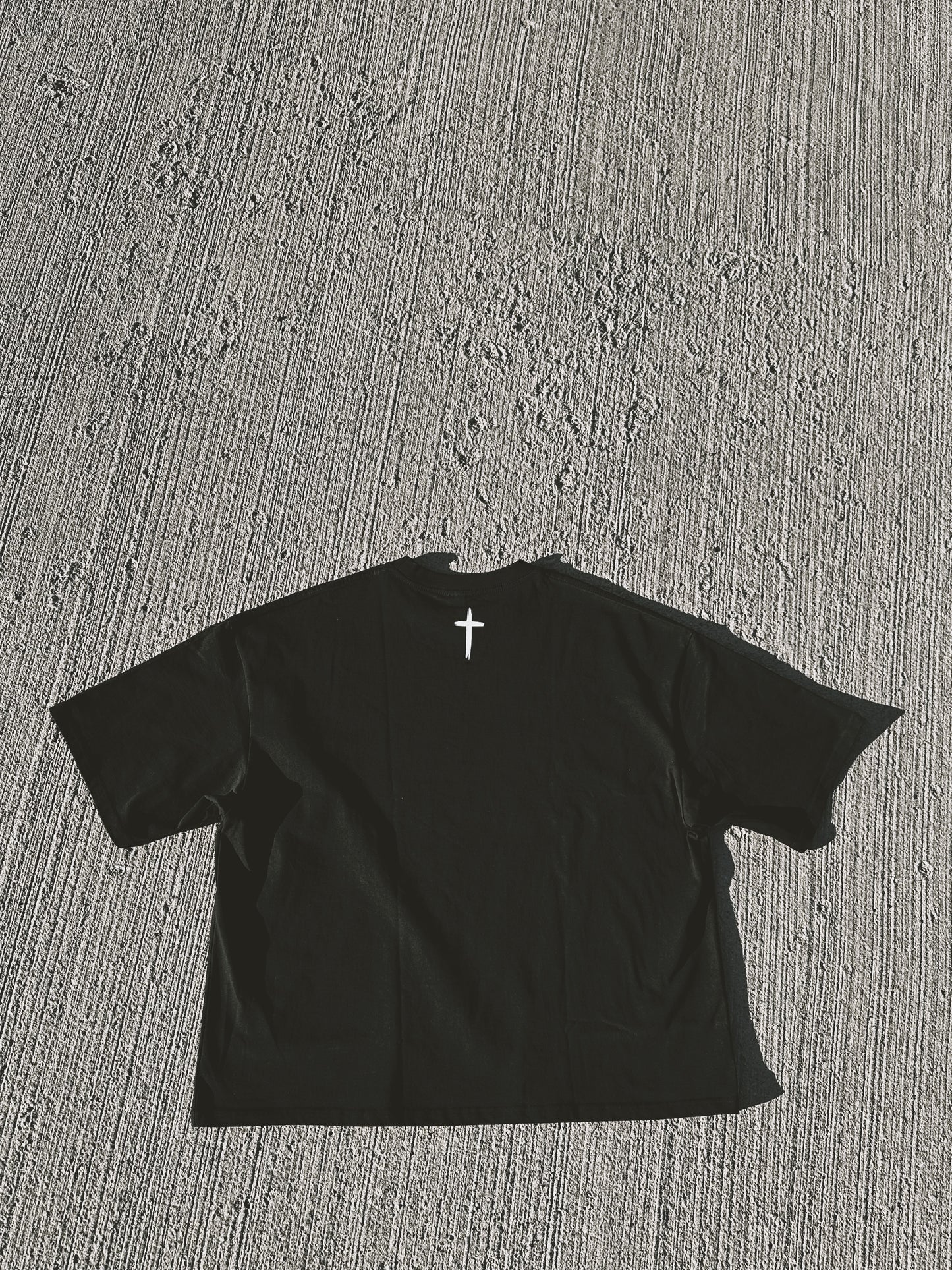 Black Drop Box Tee