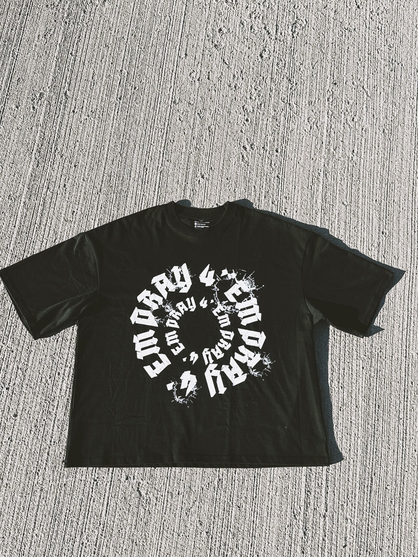 Black Drop Box Tee
