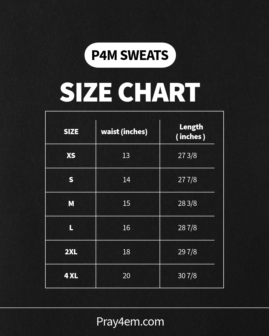 P4M baggy sweats